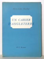 P.-L. Matthey - Un cahier d'Angleterre. Poésies célèbres
