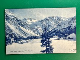 Arosa gegen das Valbellahorn - 1910