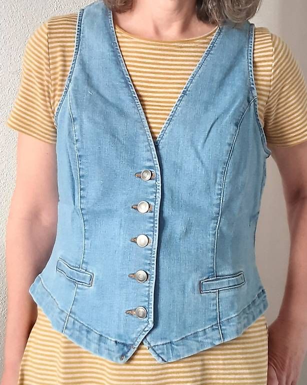 Gilet & Giacche senza maniche: Jeansgilet hell – Usato da Burgdorf venduto da sik_mz9x