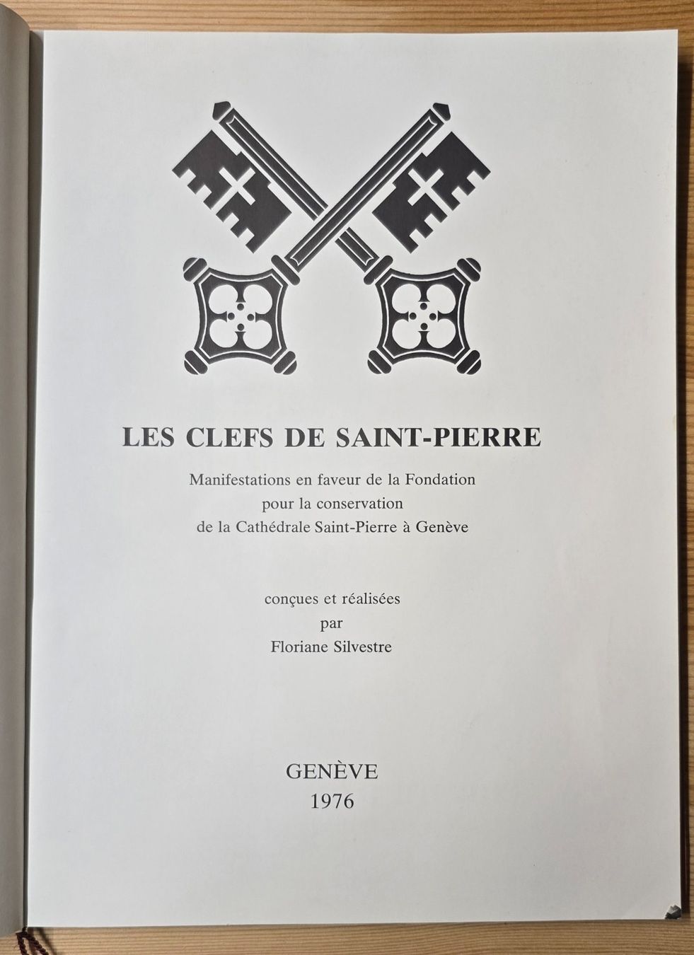 Bücher: Les Clés de Saint-Pierre, Genève 1976 – Gebraucht aus Genève von Alexd8 1