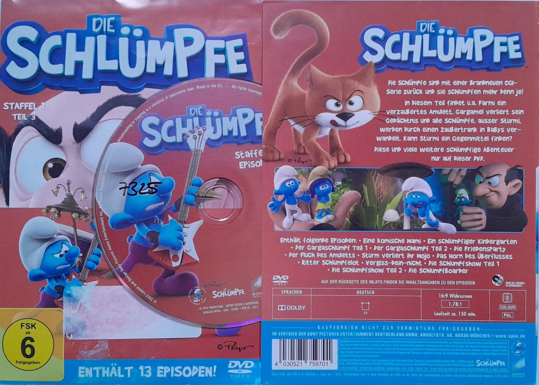Tutti i DVDs: Die Schlümpfe DVD - Lustige Episoden! – Usato da Zürich venduto da cole15