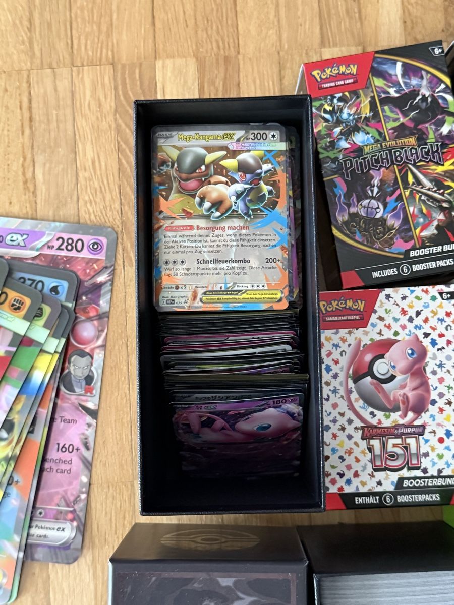 Pokémon Sammelbilder & Trading cards: Pokemon Karten Konvolut mit Bulk und Ex Karten – Neu und originalverpackt aus basel von NaLuBa1 1