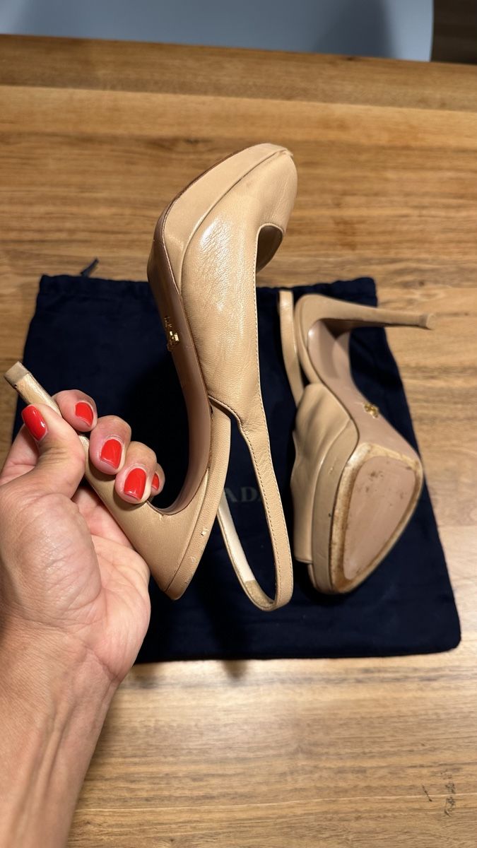 Prada Damenschuhe: Prada High Heels Nude Slingbacks Gr. 39 – Gebraucht aus Zürich von Elaine_zh 3