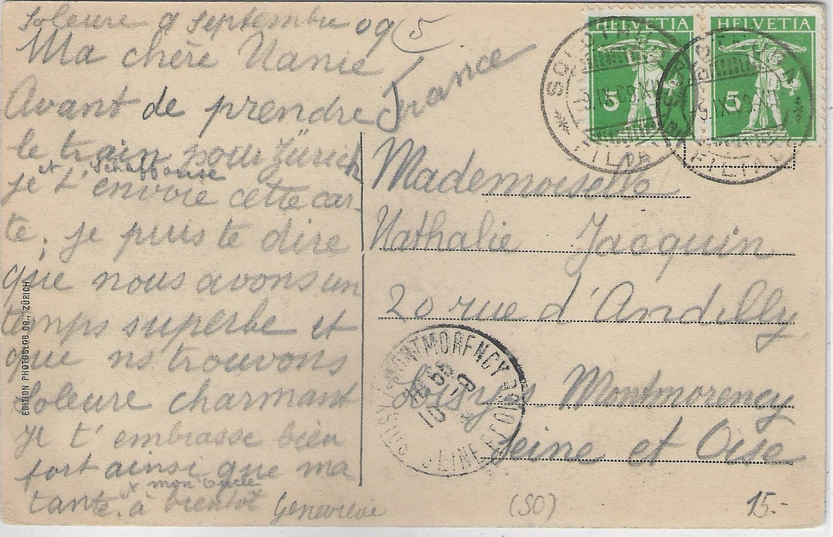Cartoline postali: Solothurn - Generalansicht – Usato da Ettingen venduto da Kartenplanet 1
