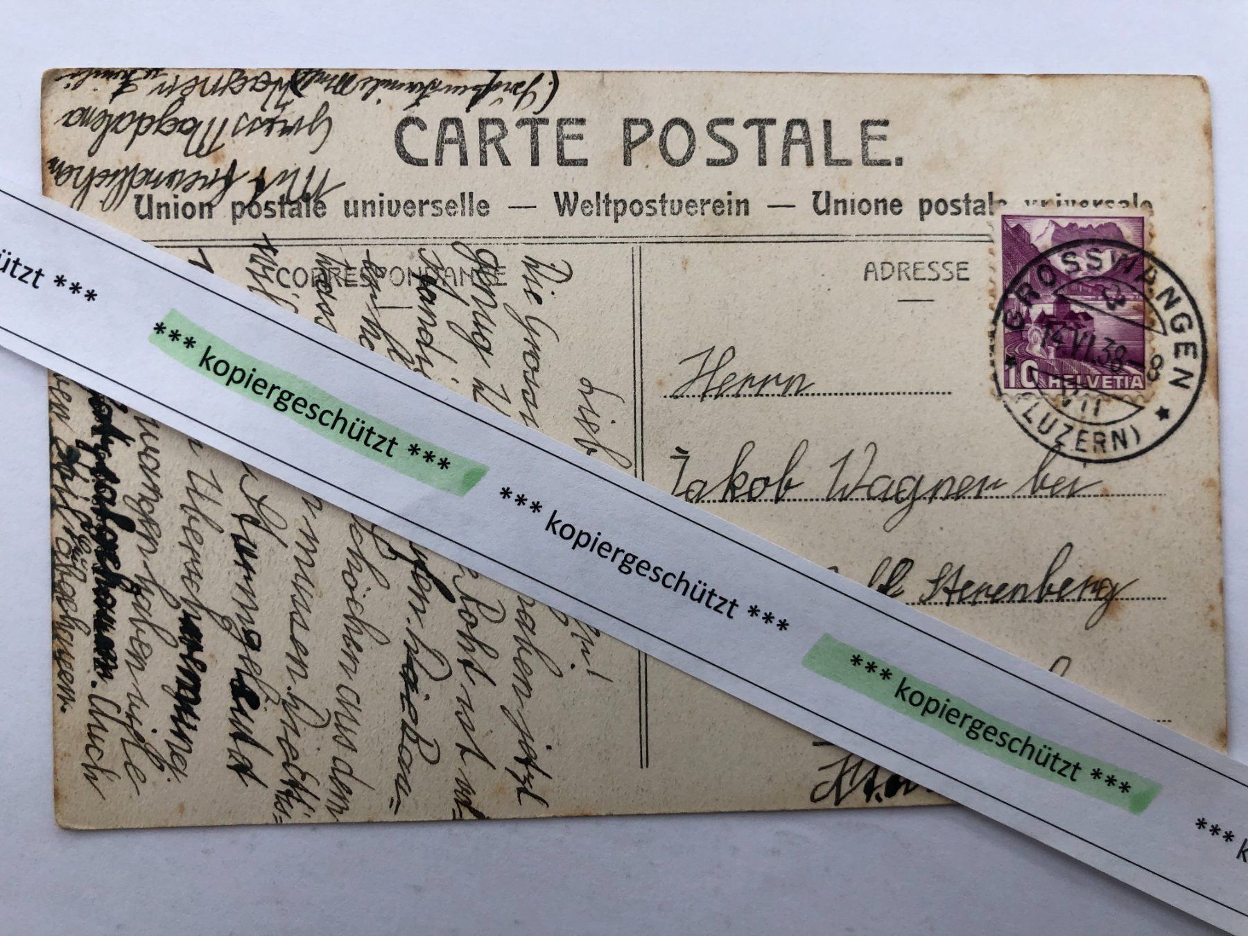 Cartoline postali: oberer Reichenbachfall Meiringen alt schön AK – Usato da Hefenhofen venduto da Bierinder 1