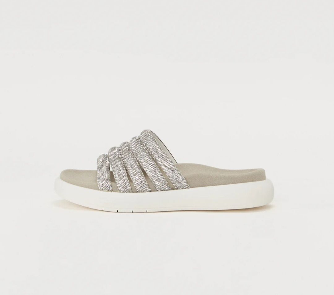 Gabor Damenschuhe: Gabor Pantolette flach Kristall Gr. 39 – Gebraucht aus Sursee von M_Z 1