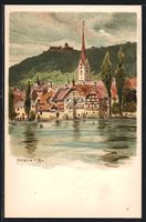 C.Biese: Stein am Rhein, Ortsansicht mit