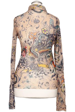 wunderschöne exclusiv TATOO BLUSE MARC CAIN XS7 S