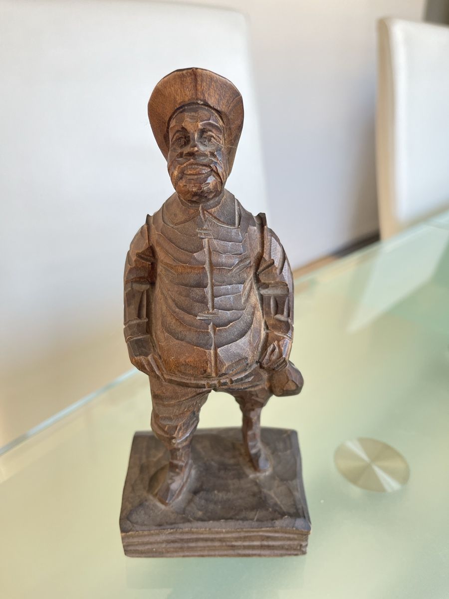 Statuette: Holzfigur -  Sancho Panza – Usato da Kehrsatz venduto da bianca69
