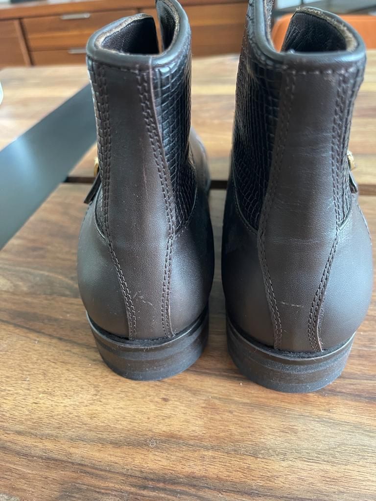 Scarpe da uomo: Leder Boots Stiefel Gr. 41 Neu – Nuovo e nell'imballaggio originale da Zürich venduto da AryaLia 3