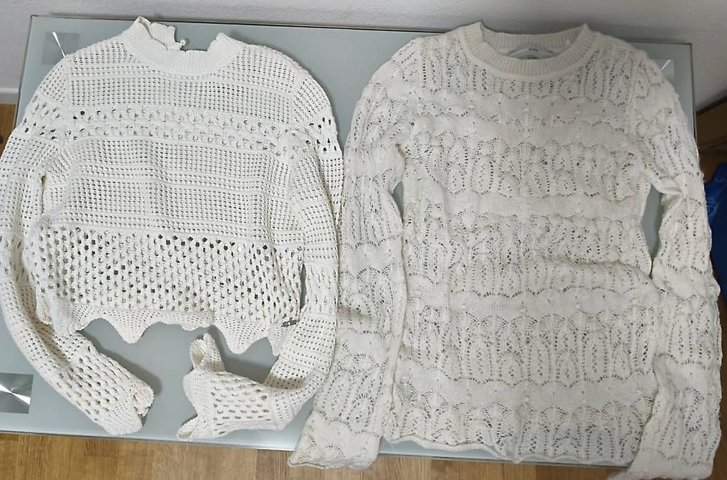 Pulls & Sweat-shirts: GUESS weisse Strickpullover Grösse S – D'occasion à Egg b. Zürich par Alexandra_Frei