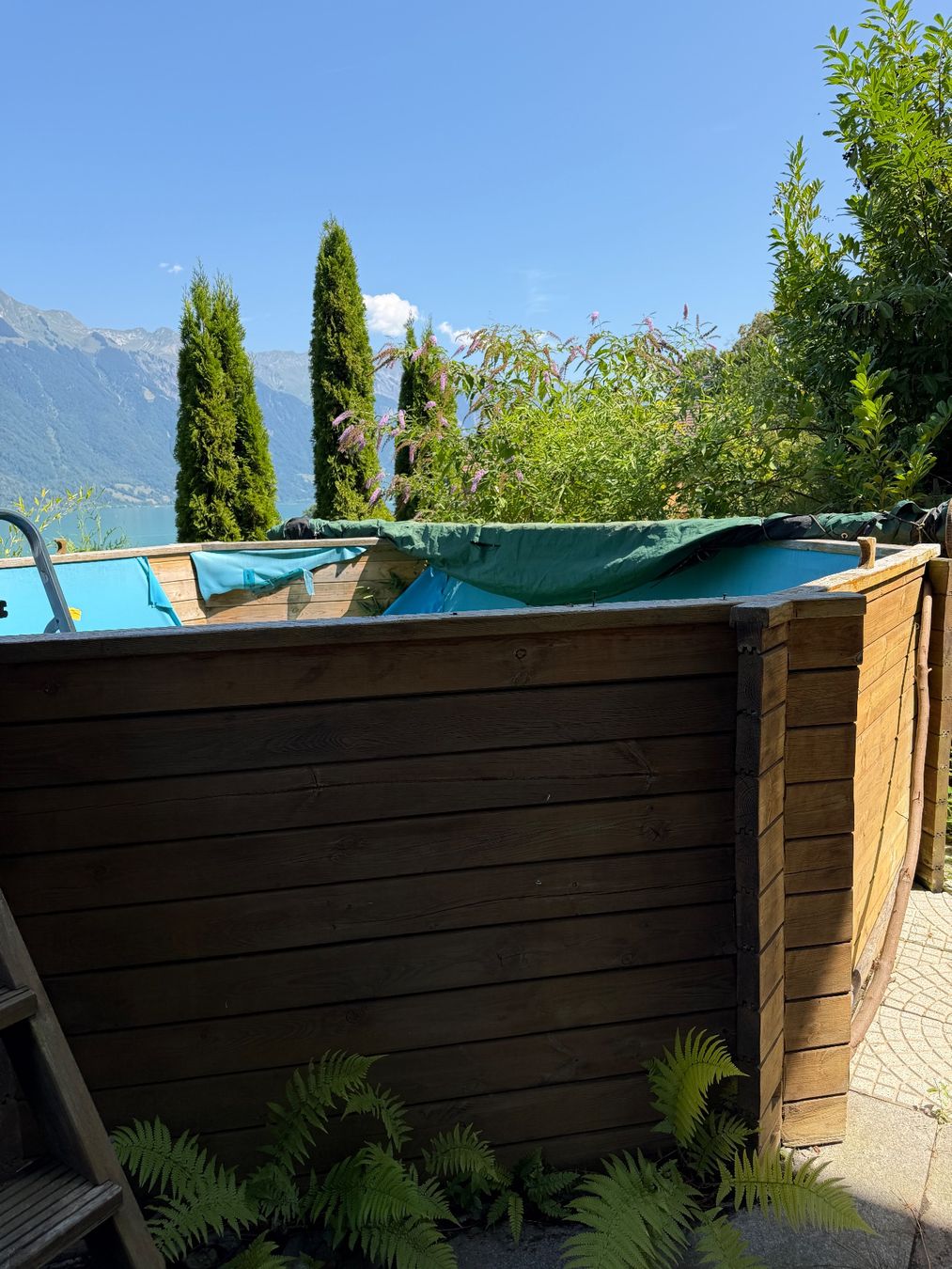 Schwimmbad: Holzpool komplett mit Filteranlage – gebraucht – Gebraucht aus Grindelwald von svenboesch 2
