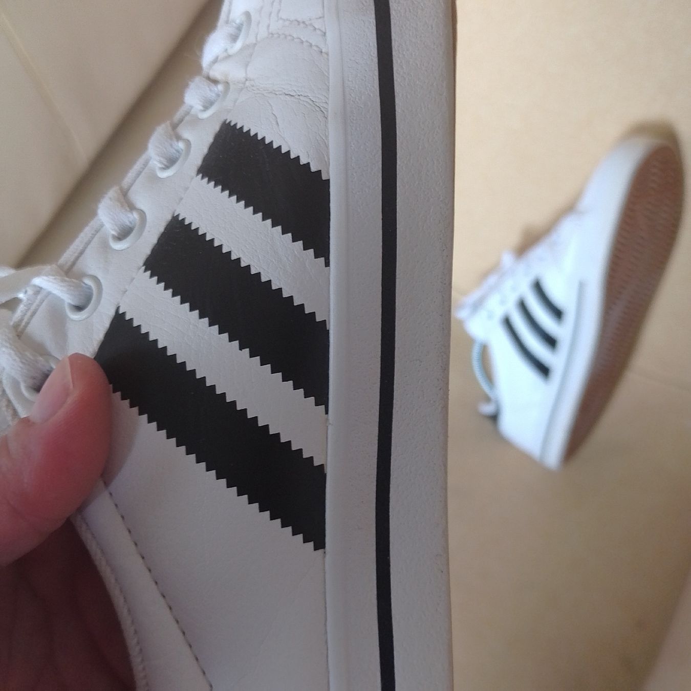 Adidas Herrenschuhe: Adidas Sneaker weiss, vintage Model – Gebraucht aus Uznach von EMaria83 5