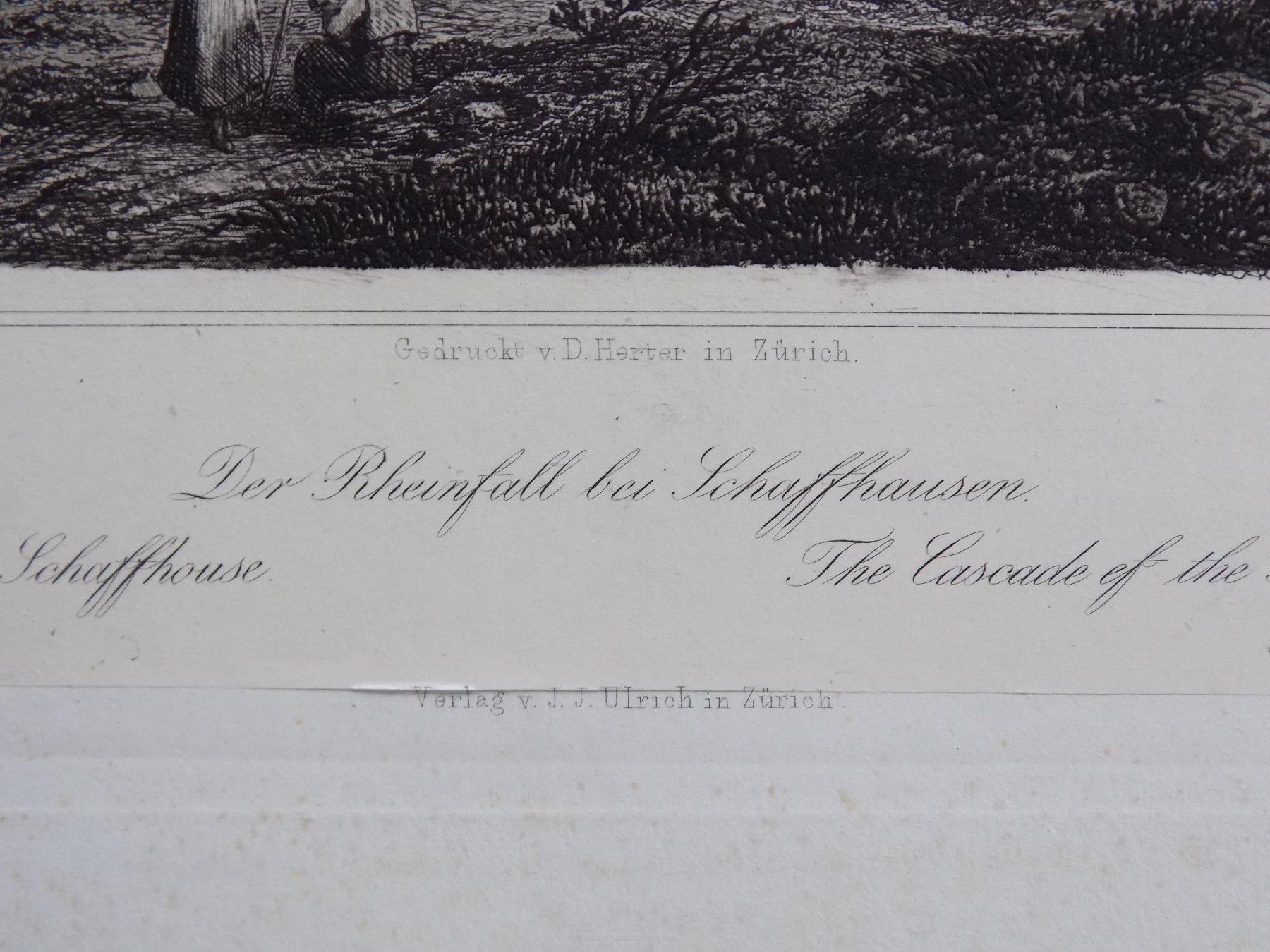 Incisioni: Rheinfall bei Schaffhausen – Usato da Risch venduto da Rischli15 2