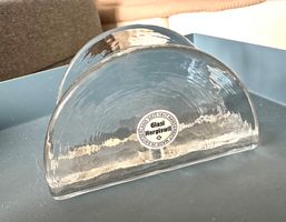 🟢Glasi Hergiswil porte serviette en verre  Serviettenhalter