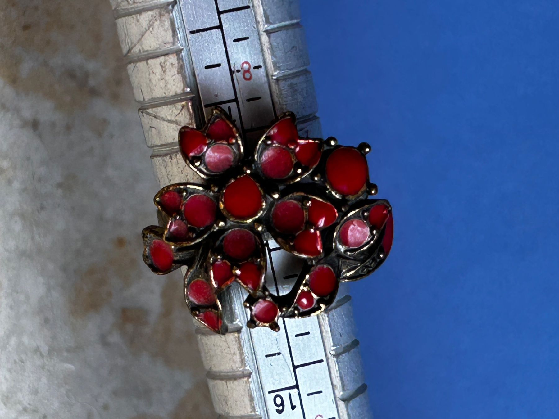 Anelli: Fingerring ROTE KRAFTBLUME (54+) – Usato da Laufen venduto da Bellebellezza 8