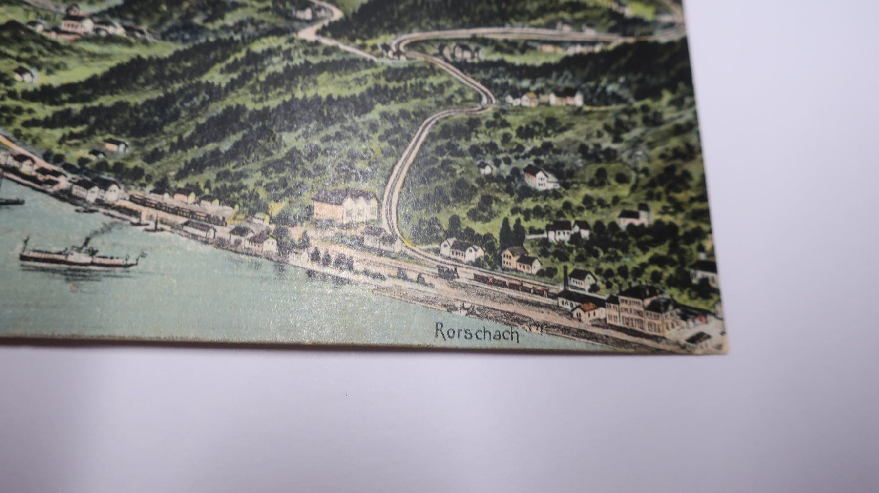 Cartes postales: Rorschach Panorama Bodensee 1909 – D'occasion à Cormoret par Pascalll2001 2