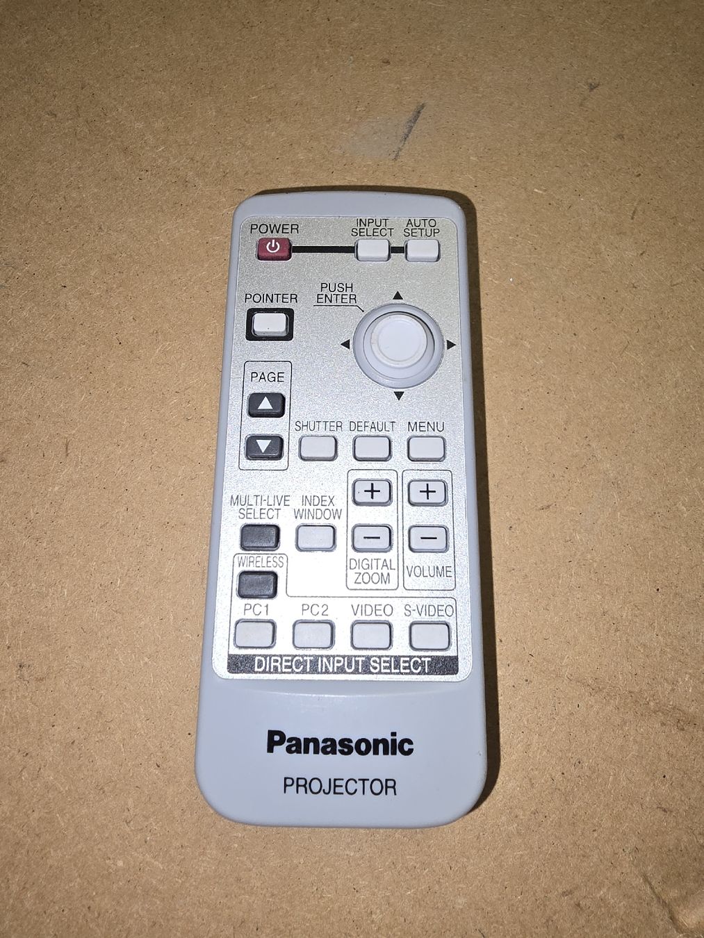 Panasonic Telecomandi: Panasonic Fernbedienung Projctor – Usato da Lenzburg venduto da cameleoncolor 1