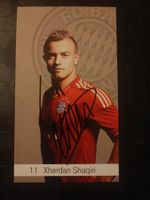 Xherdan Shaqiri - signierte Bayern München Autogrammkarte