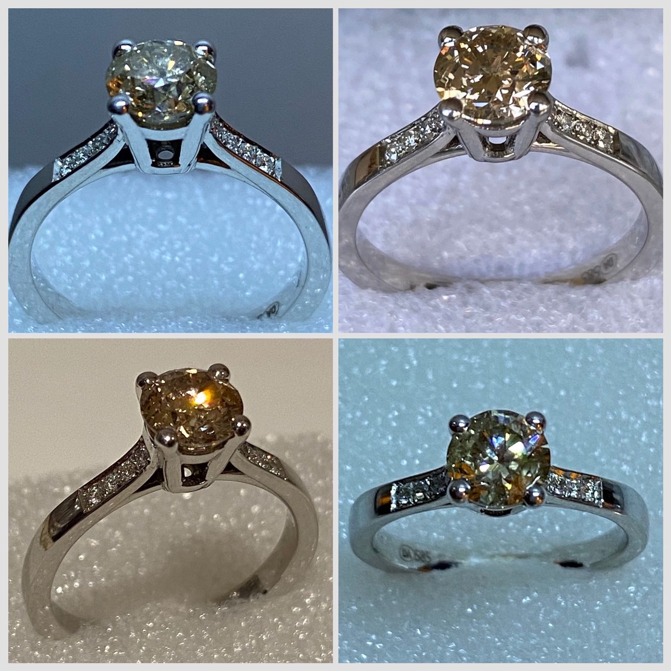 Anelli: Fancy Diamant Ring 1.09ct Weissgold – Nuovo e nell'imballaggio originale da Matten b. Interlaken venduto da kero71 3