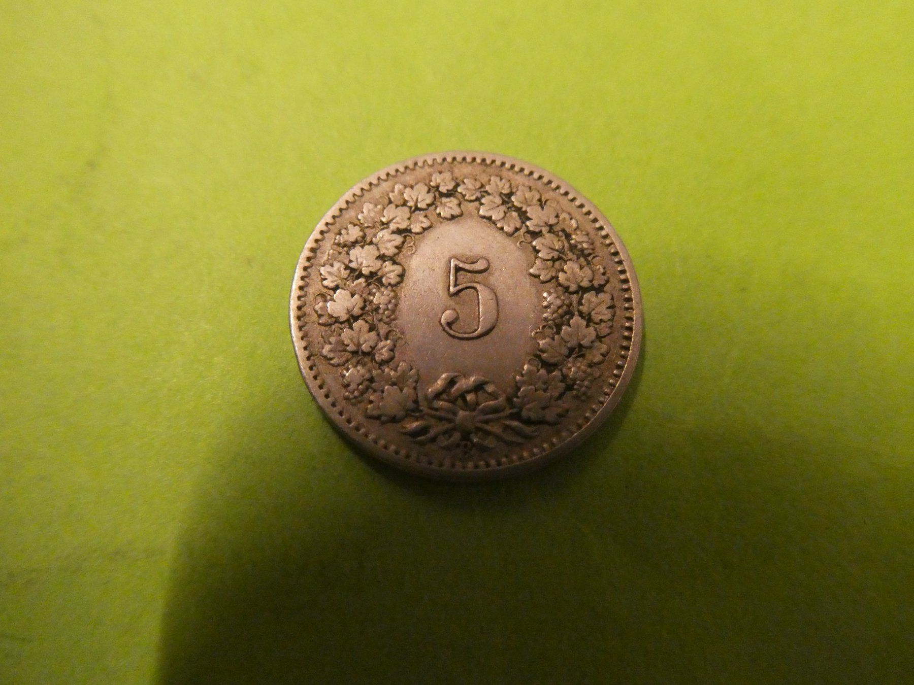 Tutti le monete: Schweiz 1902, 5 Rappen – Usato da Hinterforst venduto da Rohusri 1