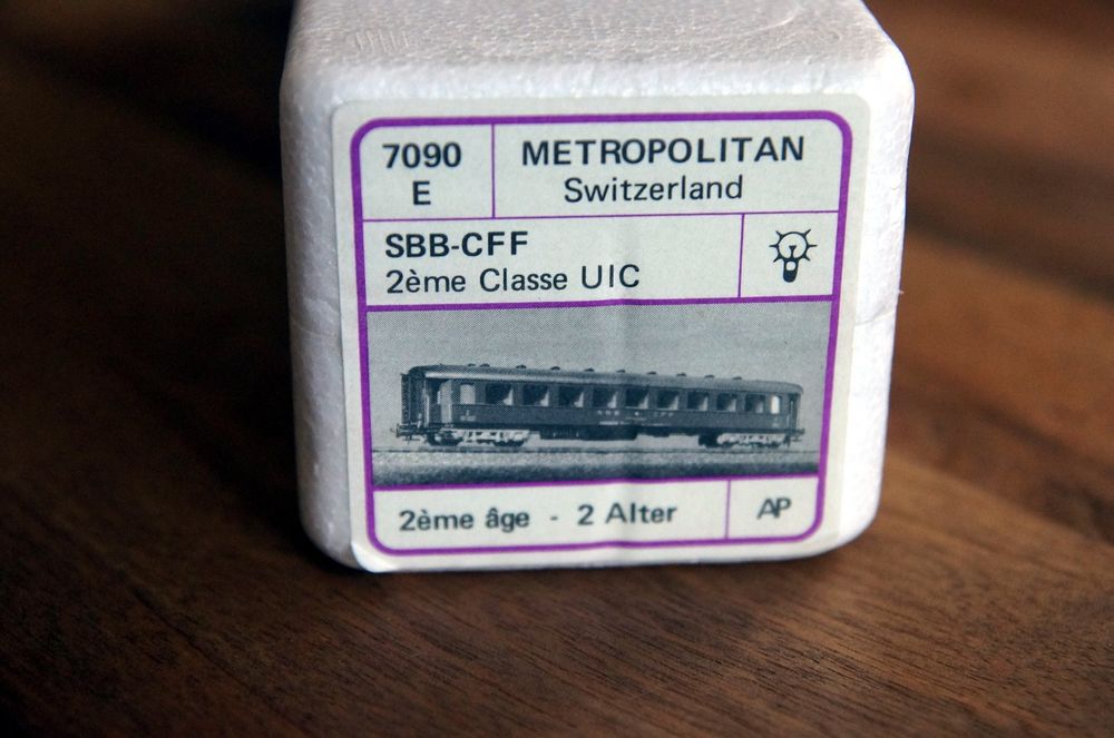 Metropolitan Modelleisenbahnen: Metrop/API 7090 E - SBB Personenwagen 2. Klasse UIC – Gebraucht aus Schönenwerd von Steidi 2
