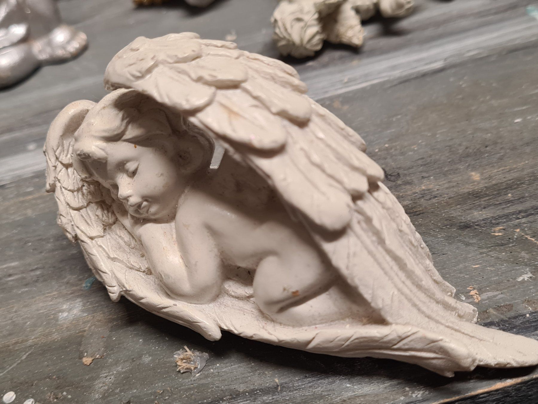 Statuette: Engelsfigur, ca. 11x6 cm – Usato da Amriswil venduto da kleindeko 1