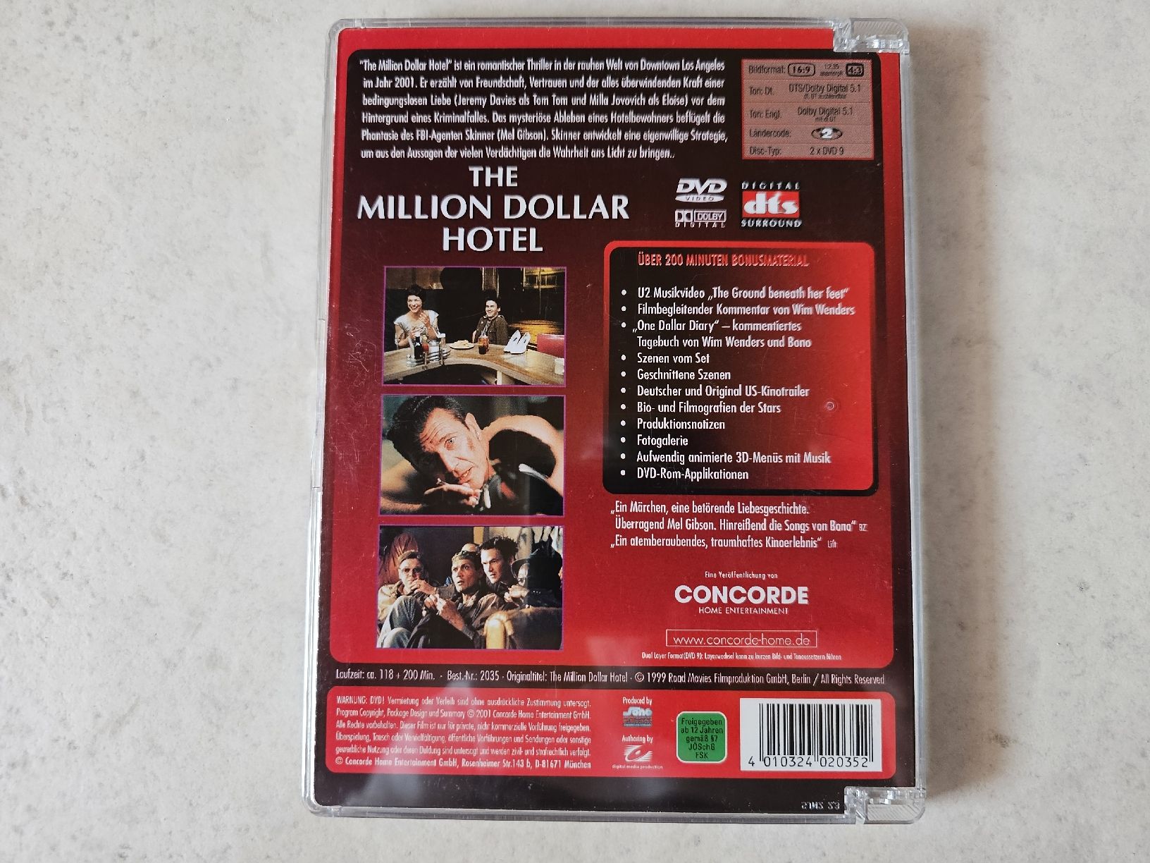 Tutti i DVDs: The Million Dollar Hotel   (Mel Gibson) – Usato da Schneisingen venduto da backstore24 1