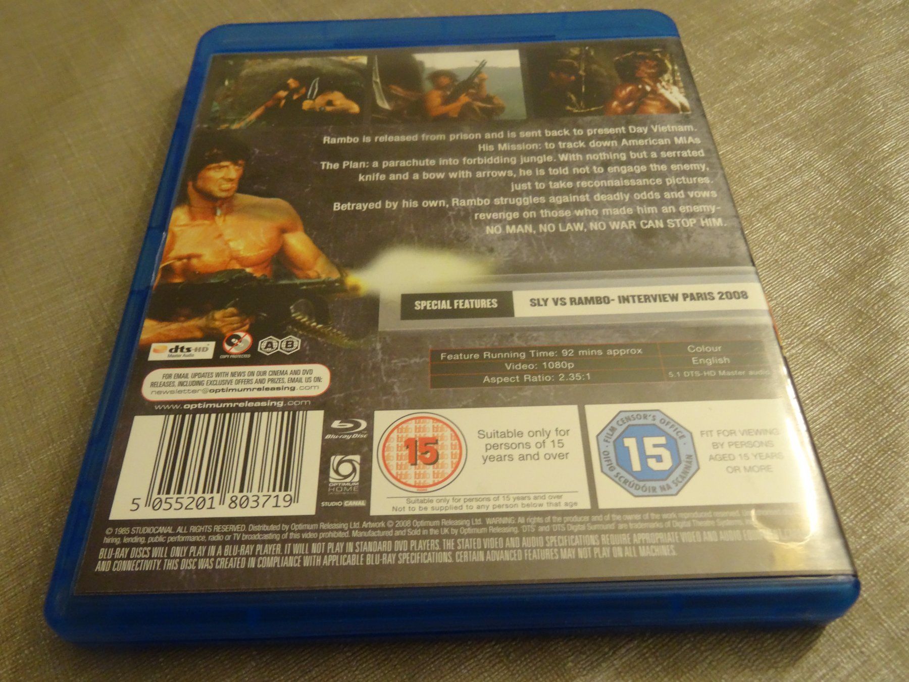 Alle DVDs: Rambo - First Blood Part II 2 - Blu-Ray – Gebraucht aus Olten von Disc-Verkauf 2
