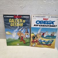 Asterix Comics Gallien in Gefahr und Obelix auf Kreuzfahrt..