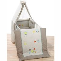Alvi Bettset 100x135 cm beige Birds