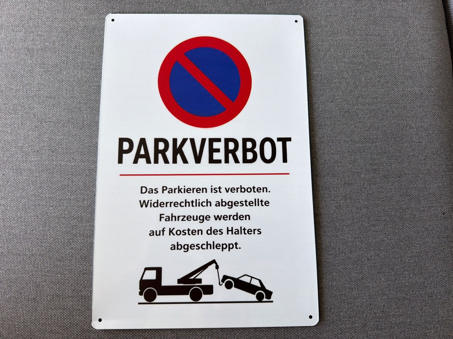 Schilder: Blechschild Parkverbot 20x30cm – Neu (gemäss Beschreibung) aus Schenkon von Jaimer_91