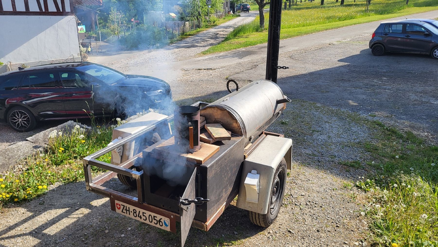 Griglie: BBQ Smoker Grill Projekt – Difettoso da Zwillikon venduto da Racer.124 2
