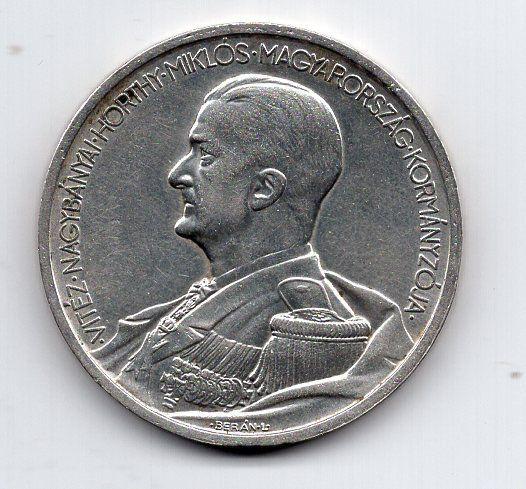 Tutti le monete: (1385) Ungarn, 5 Pengö, 1939, vz – Usato da Rüthi (Rheintal) venduto da erdnuessli1 1
