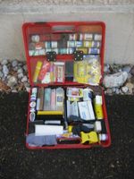 Skiwachs Koffer mit diverse Wachs und Zubehör