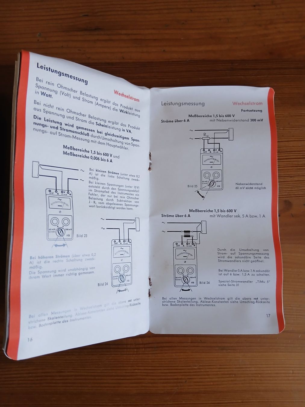 Messen: Multavi 5 Multimeter H&B mit Ledertasche – Gebraucht aus Oberentfelden von Trinity1945 3