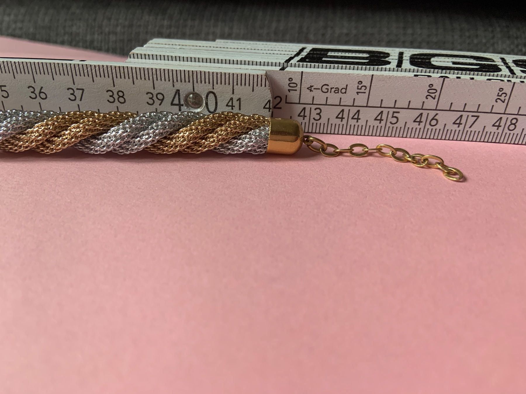 Catenine: Kordelkette silber/gold farben – Usato da Dittingen venduto da Bijoubelle 4