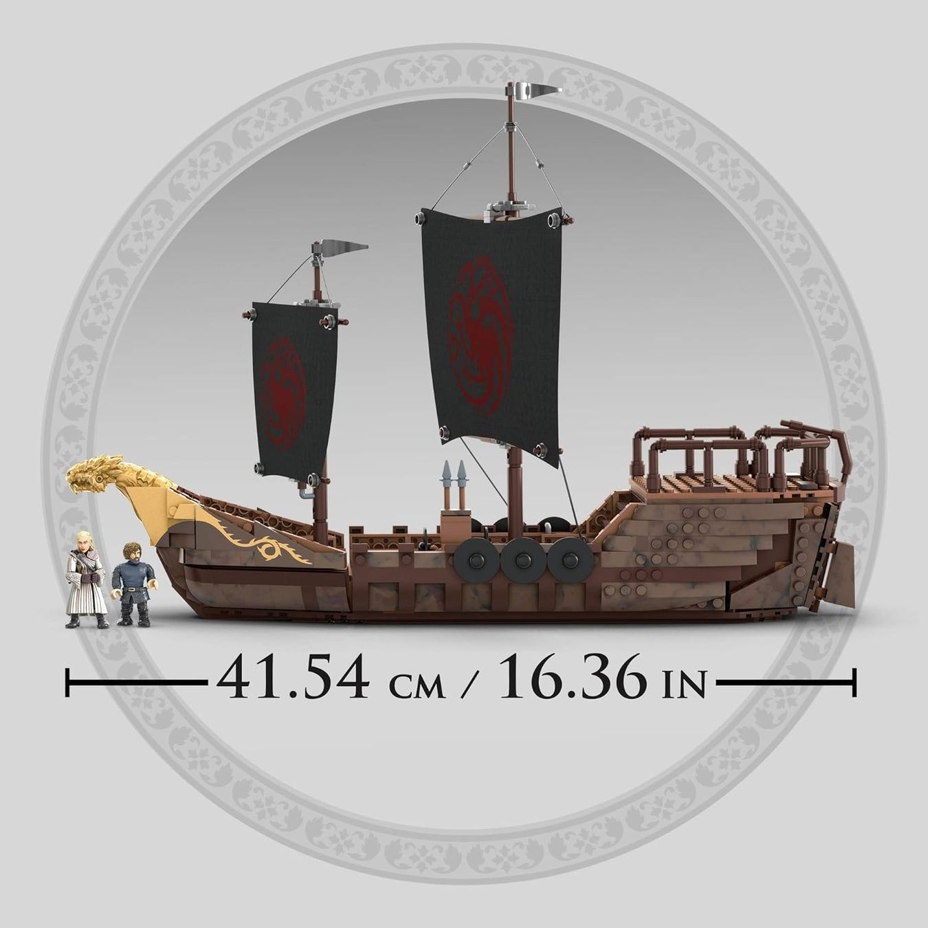 Lego Kit di costruzioni: Mega Construx Black Series Targaryen Warship – Nuovo e nell'imballaggio originale da St-Imier venduto da ATTAKSHOP 8