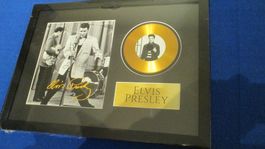 ELVIS "BILD " ca. 44,5 x33 cm// Speziel!/ Plasik mit Autogr.