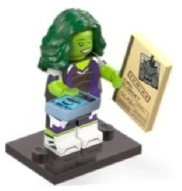 Marvel Kit di costruzioni: Lego Minifigur 71039 Marvel Serie 2, She-Hulk – Nuovo (secondo la descrizione) da Schlatt TG venduto da AndrTra