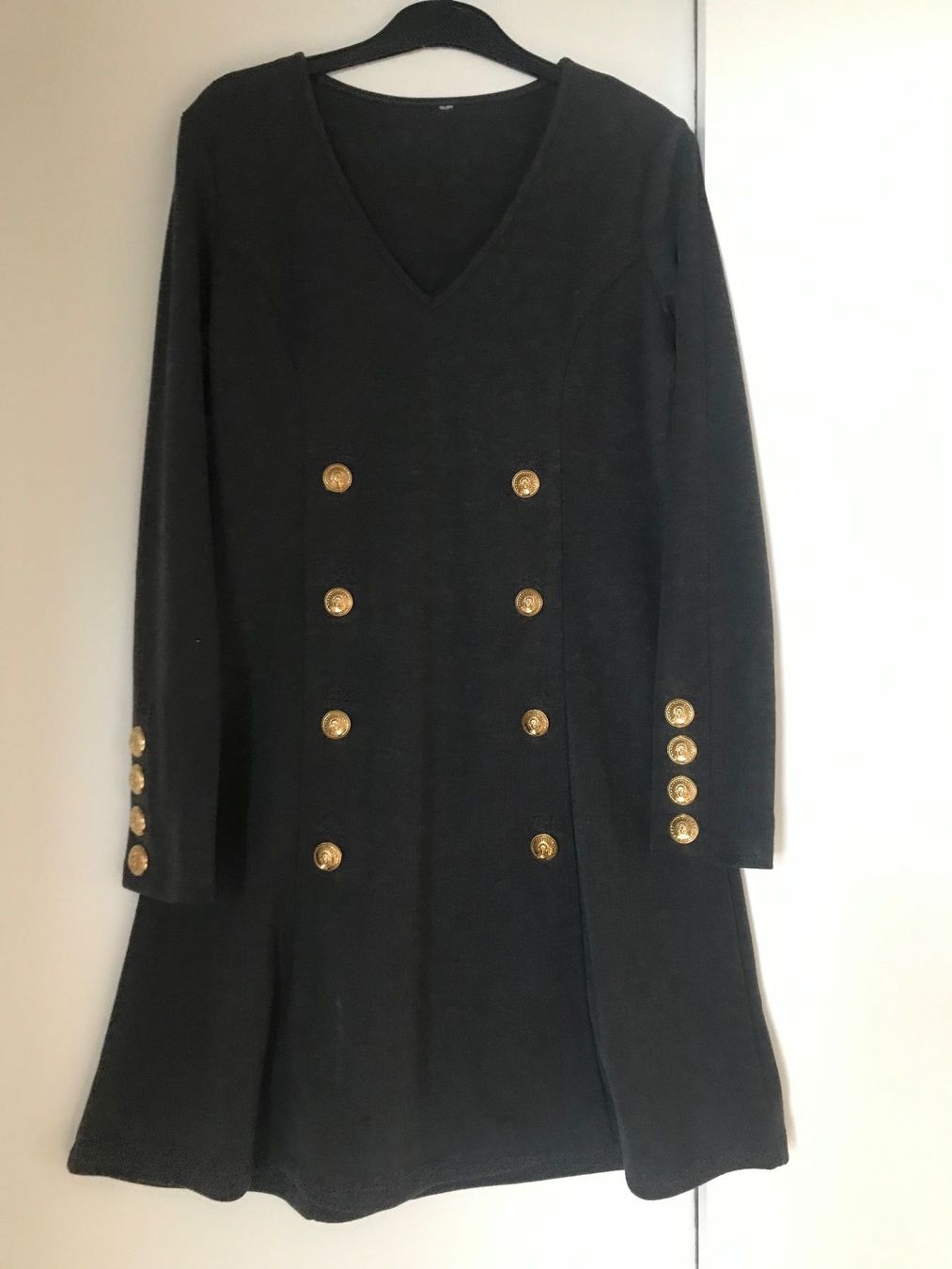 Vestiti: Robe grise à boutons dorés- bubbleroom – Nuovo (secondo la descrizione) da Grimisuat venduto da eliseba88 1