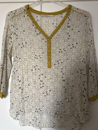 Nile Atelier Bluse Gr.M Sommer Top leicht Muster