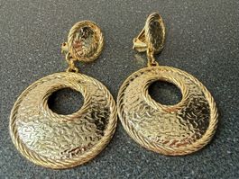 David Grau Vintage Ohrringe Clips Luxus Modeschmuck  