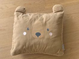 Plüschtier-Kissen Bär braun 33cm