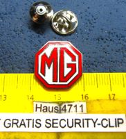 MG AUTO LOGO SCHMUCK-PIN ENAMEL MIT SECURITY-CLIP KLEIN-FEIN