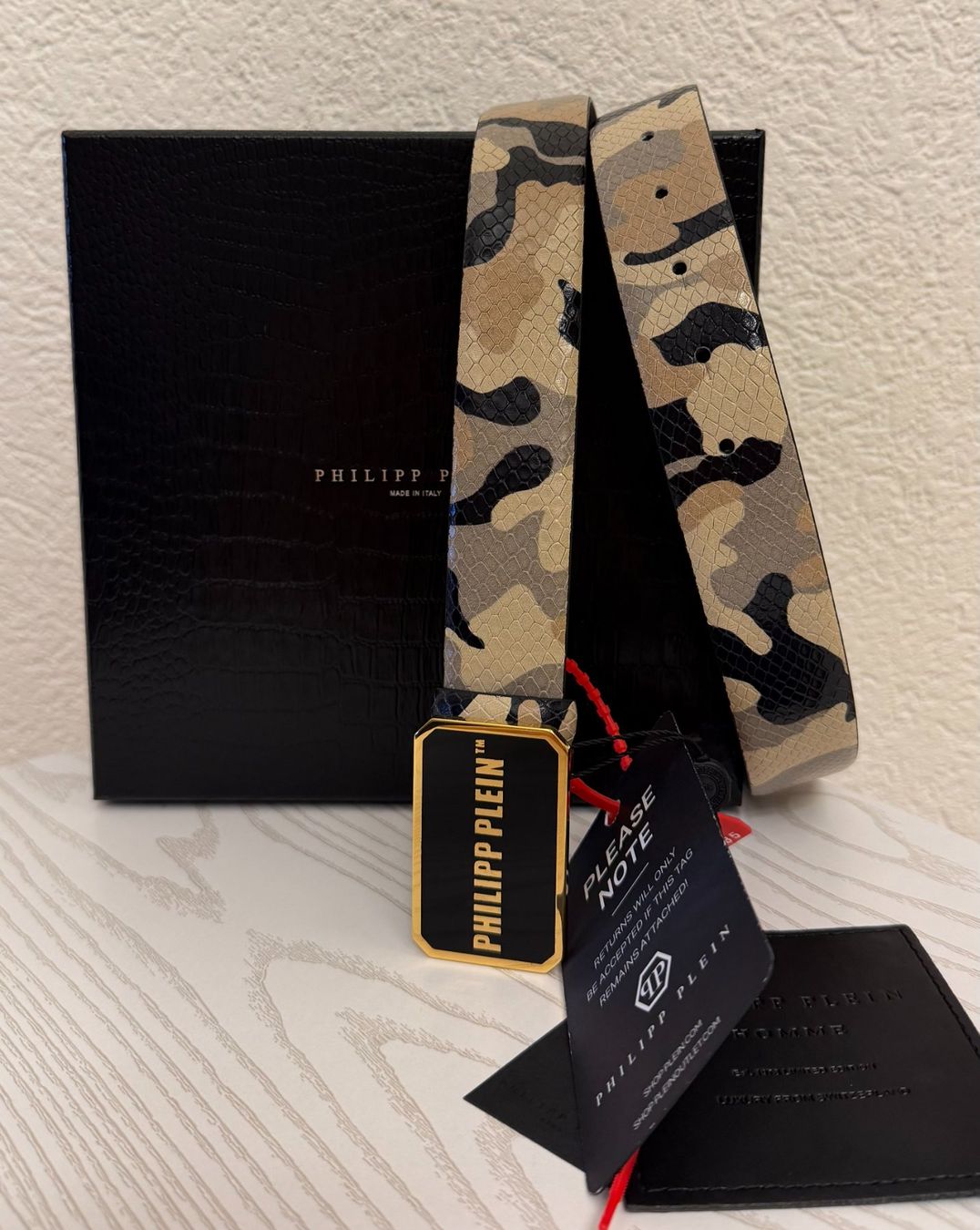 Philipp Plein Cinture: PHILIPP PLEIN GÜRTEL – Nuovo e nell'imballaggio originale da Erlinsbach SO venduto da DesignerByNeven
