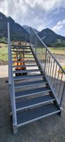 Treppe verzinkt mit Geländer