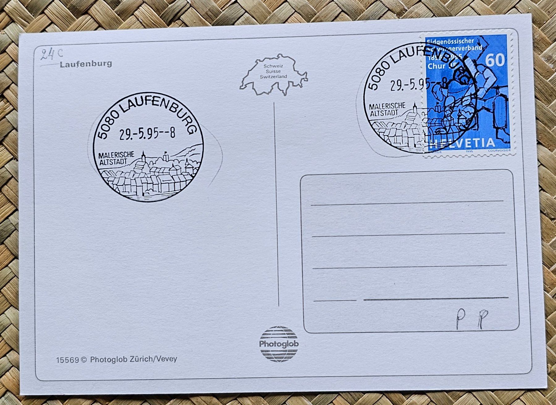 Cartoline postali: LAUFENBURG mit Sst 29.5.95 Vollstempel – Nuovo (secondo la descrizione) da Les Valettes venduto da Nuba1 1