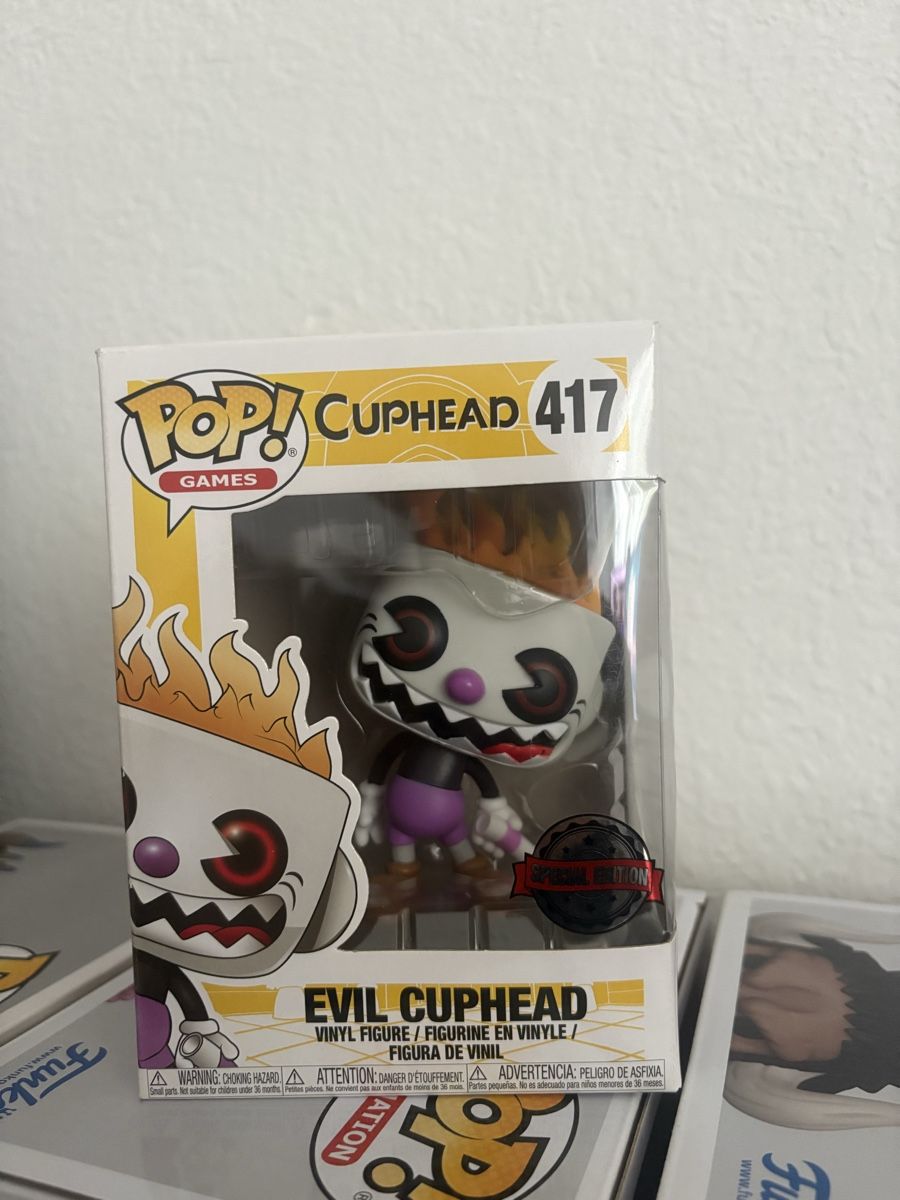 Funko Figuren: Funko Pop – Evil Cuphead #417 - SELTEN – Gebraucht aus Wabern von Ayke98