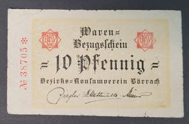 10 PFENNIG / LÖRRACH ND (Waren-Bezugsschein)